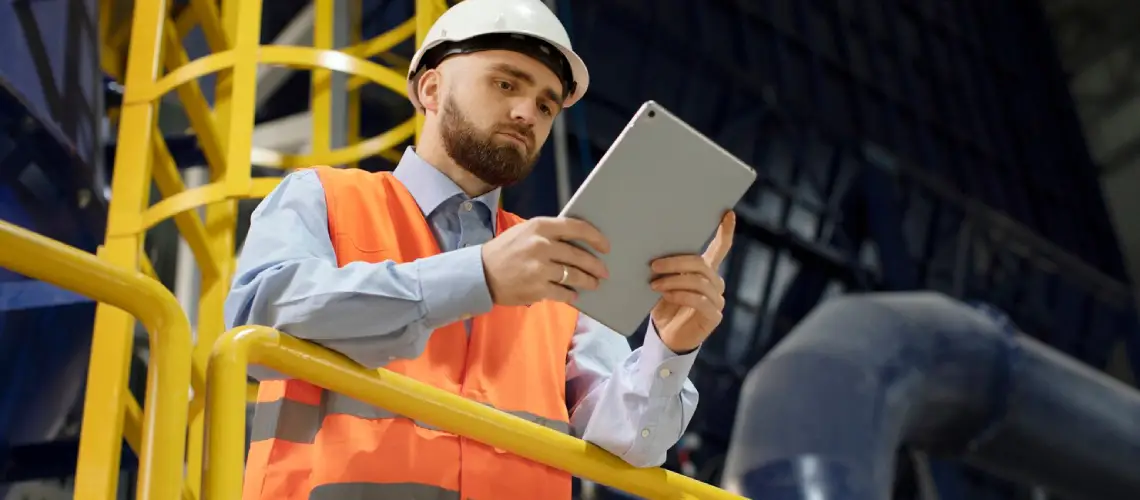 Valuer conducting plant and equipment valuation for a WA mining business